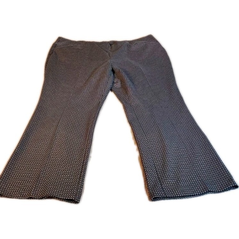 investments women XL pants Pull On Elastic Waist Stretch Wide Leg Career Stretch